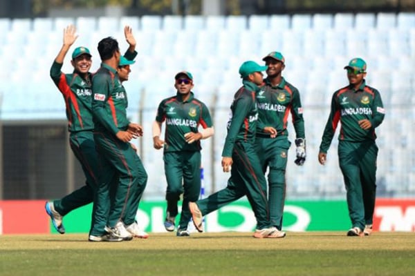 Bangladesh U-19s won by 43 runs