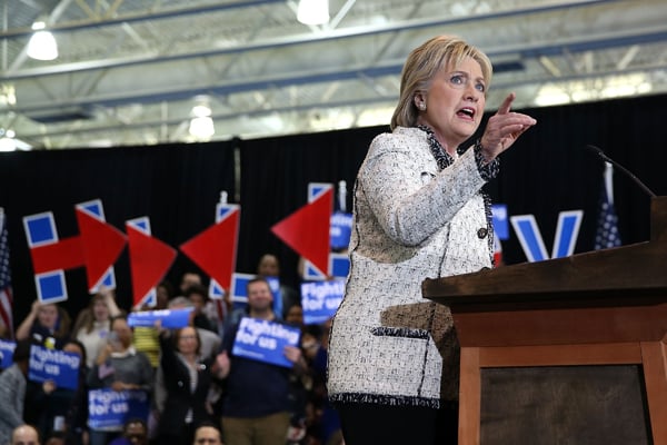 Huge win for Clinton over Sanders
