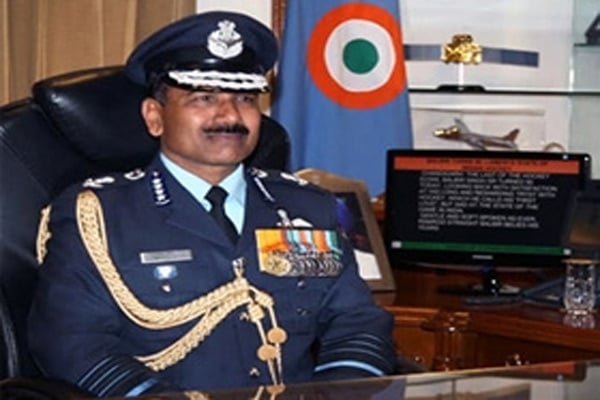 Indian air force chief in Dhaka