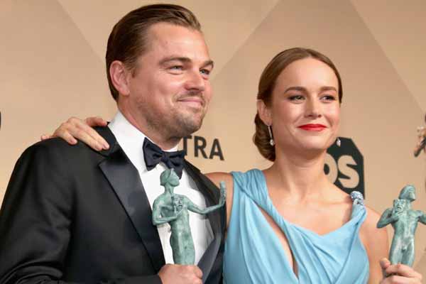 Leonardo DiCaprio, Brie Larson win best actor, actress Oscars