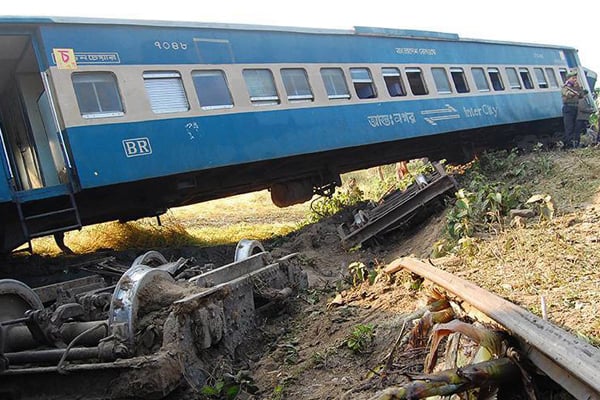 Derailment snaps Mymensingh-Netrakona rail link