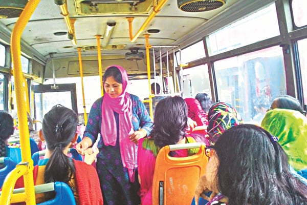 BRTC starts women bus service in city from tomorrow