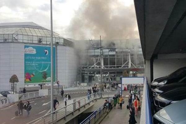 Brussels explosions 'leave 13 dead'