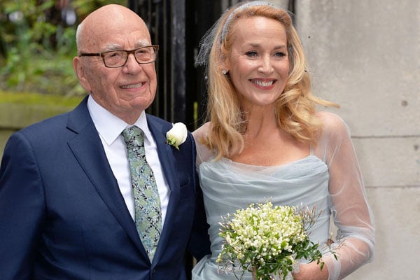 Rupert Murdoch marries supermodel Jerry Hall