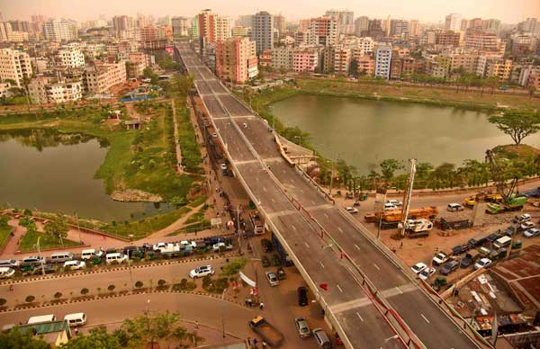 Moghbazar-Mouchak Flyover being opened Wednesday