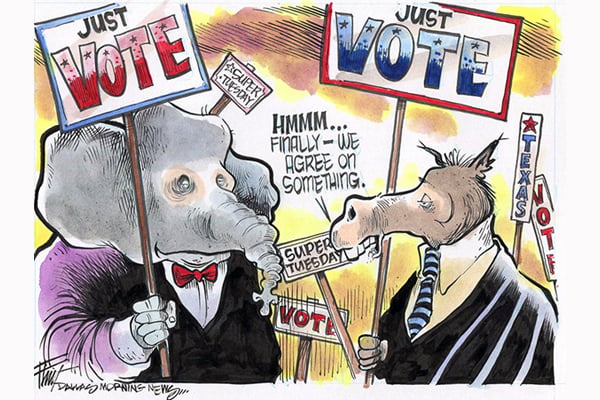 Super Tuesday to test US presidential election candidates