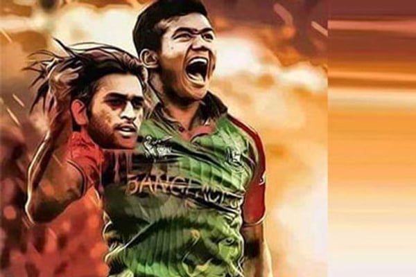 Outrage over Taskin carrying Dhoni's head