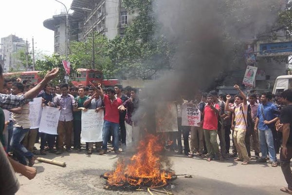Protests rage against JnU student’s murder
