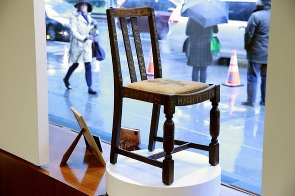 Rowling's 'Harry Potter' chair sells for bewitching $394,000
