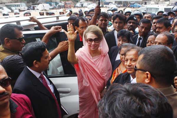 Court orders Khaleda to appear again on April 25