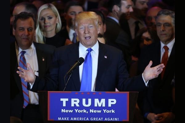 Trump sweeps all five US states
