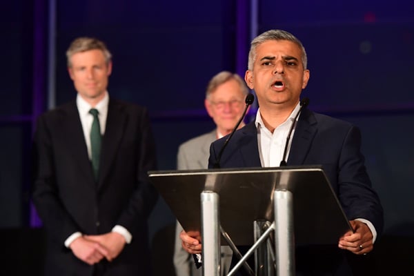 Labour's Sadiq Khan elected 1st Muslim London mayor