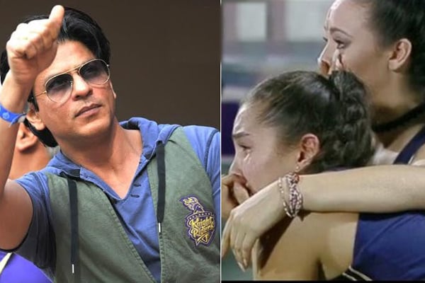 SRK consoles distraught KKR cheerleaders