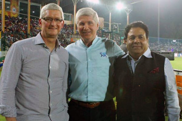 What was Tim Cook doing at IPL 2016?