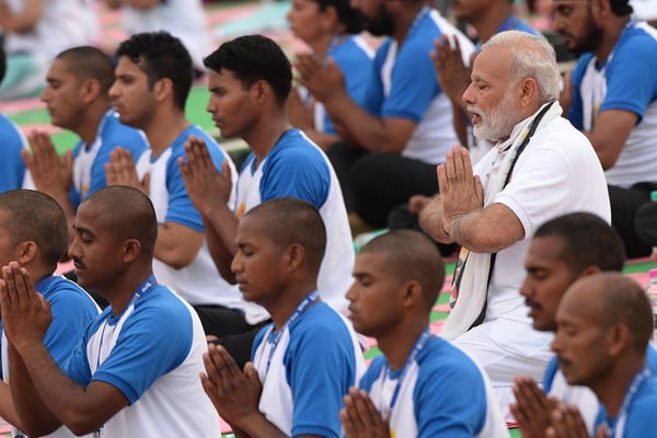 Modi leads second International Yoga Day celebrations