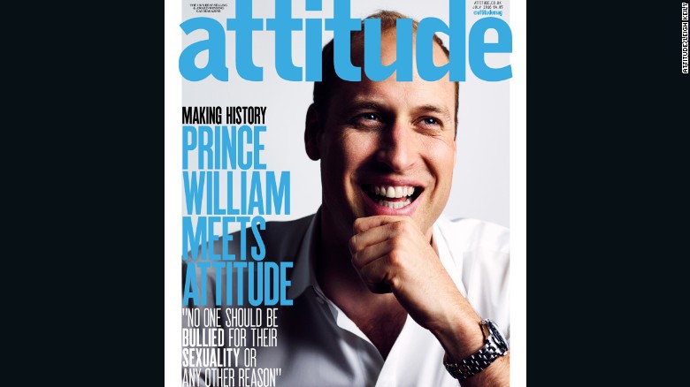 Prince William appears on cover of gay magazine