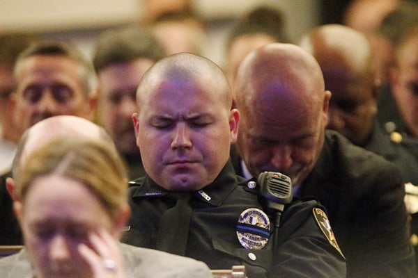 Funerals begin for slain Dallas police officers