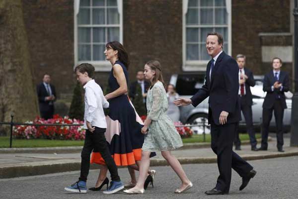 Cameron leaves office