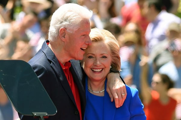 Hillary, first female nominee of a major US Party