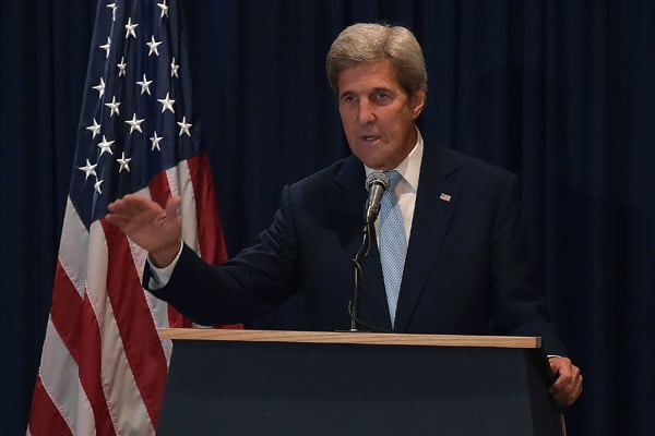 John Kerry arrives on Aug 29