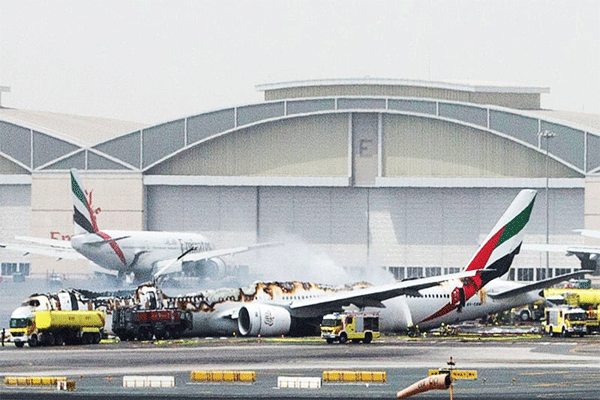 Dubai airport shut down after Emirates accident