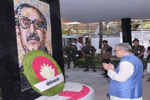 President visits Bangabandhu Memorial Museum