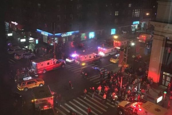 At least 29 wounded in New York blast
