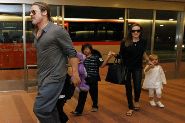 Brad Pitt reported verbally, physically abusing his kids