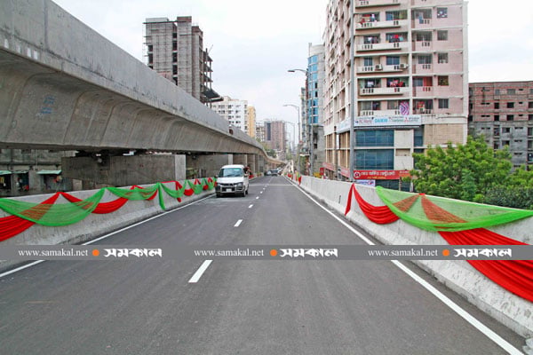 2nd part of Moghbazar-Mouchak Flyover opened to traffic