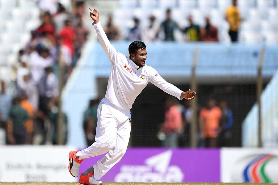 Shakib takes 150 wickets in Test cricket