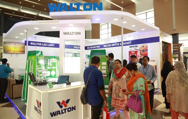 Walton products glitter at Bangladesh Lighting Expo