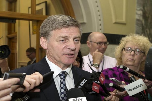 Bill English sworn in as New Zealand's PM