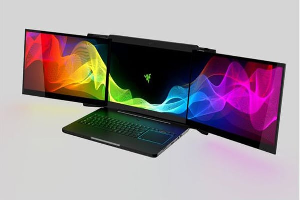 Razer three-screened laptops 'stolen'
