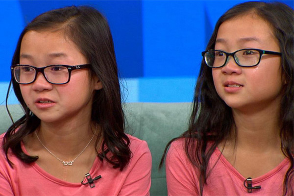 Twin sisters separated at birth, reunited for first time