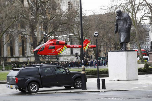One shot, several injured in UK parliament 'terrorist incident'