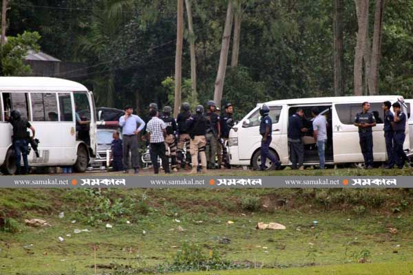 Operation at Nasirpur 'militant den' resumes