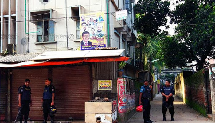 RAB cordons off ‘militant den’ in Mirpur
