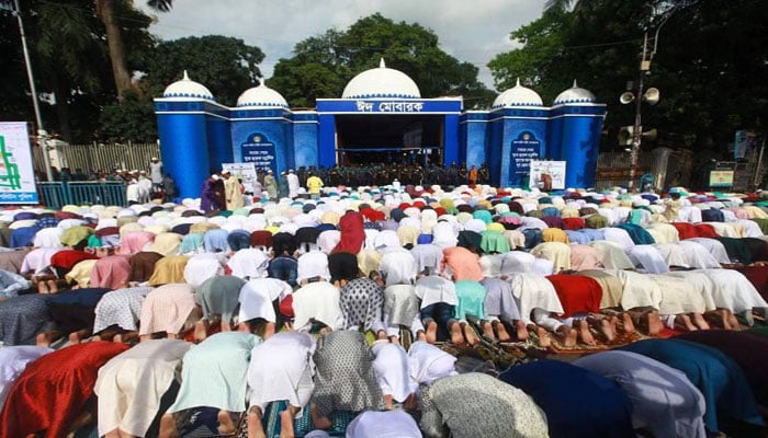 Main Eid congregation held at Jatiya Eidgah
