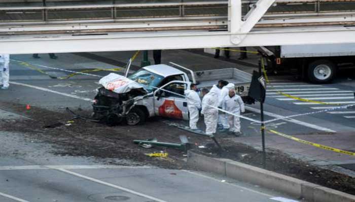 New York truck attacker kills 8