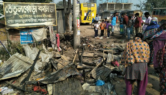 2 siblings burnt alive in Savar fire