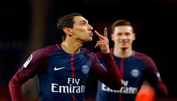 Di Maria scores hat trick, Alves in goal in PSG cup win
