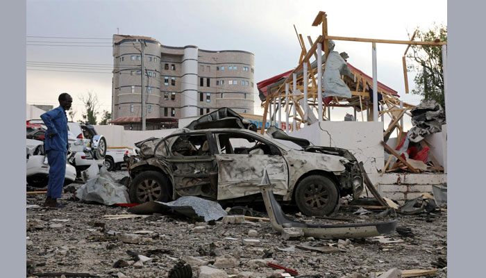 Death toll from Somalia blasts rises to 45