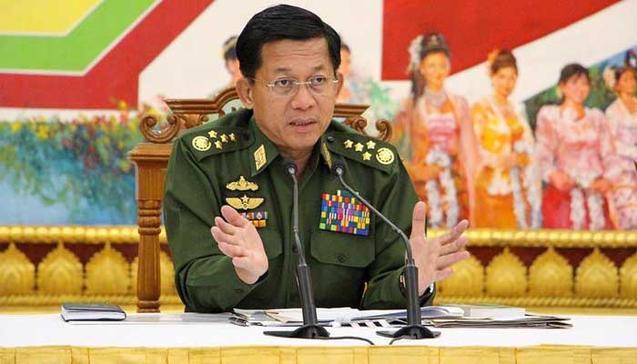 Citing Rohingya massacre, Myanmar army chief urges soldiers to obey law