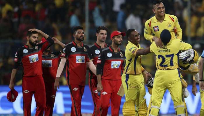 Dhoni drives Chennai to 5-wkt win over Bangalore in IPL
