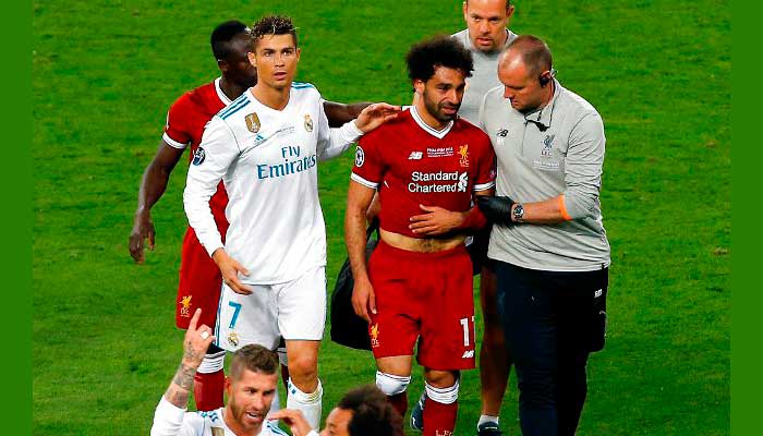 Injured Salah 'confident' of being fit for World Cup