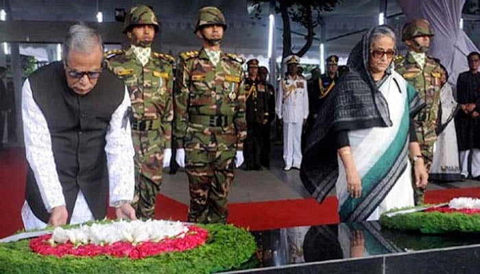 President, PM pay homage to Bangabandhu