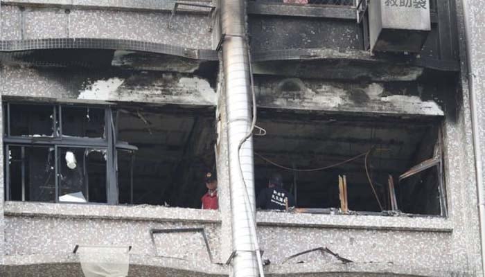 Blaze at Taiwan hospital kills 9