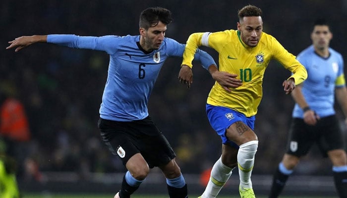 Neymar scores from spot as Brazil beats Uruguay 1-0