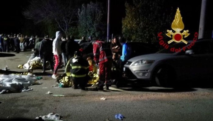 6 killed in Italy nightclub stampede
