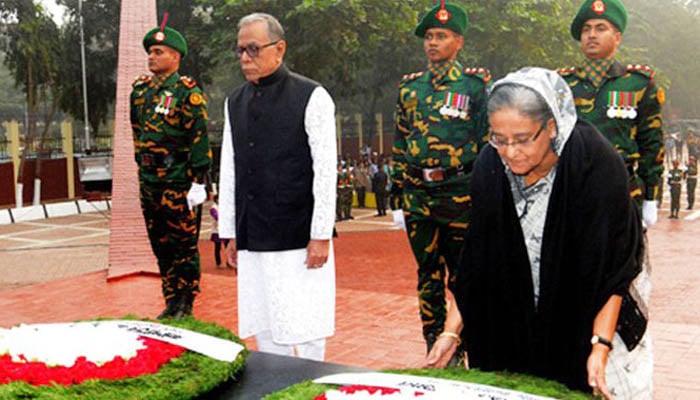 President, PM pay homage to martyred intellectuals